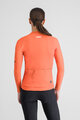 SPORTFUL Langarm Fahrradtrikot für den Winter - SUPERNOVA THERMAL W - Orange