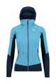 KARPOS Winddichte Fahrradjacke - LAVAREDO W - Hellblau/Blau