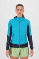 KARPOS Winddichte Fahrradjacke - LAVAREDO W - Hellblau/Blau