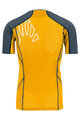 KARPOS Kurzarm Fahrrad-Shirt - LAVAREDO - Gelb/Schwarz