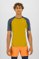KARPOS Kurzarm Fahrrad-Shirt - LAVAREDO - Gelb/Schwarz