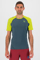KARPOS Kurzarm Fahrrad-Shirt - LAVAREDO - Grün/Gelb