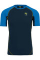 KARPOS Kurzarm Fahrrad-Shirt - LAVAREDO - Schwarz/Blau