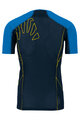 KARPOS Kurzarm Fahrrad-Shirt - LAVAREDO - Schwarz/Blau
