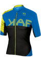 KARPOS Kurzarm Fahrradtrikot - JUMP - Blau/Schwarz
