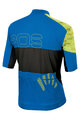 KARPOS Kurzarm Fahrradtrikot - JUMP - Blau/Schwarz