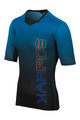 KARPOS Kurzarm Fahrradtrikot - VERVE - Blau/Schwarz