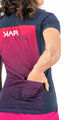 KARPOS Kurzarm Fahrradtrikot - VERVE EVO W - Blau/Rosa