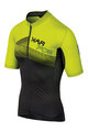 KARPOS Kurzarm Fahrradtrikot - GREEN FIRE - Gelb/Schwarz