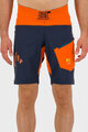 KARPOS Fahrradshorts ohne Träger - VAL DI DENTRO - Blau/Orange