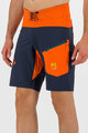 KARPOS Fahrradshorts ohne Träger - VAL DI DENTRO - Blau/Orange