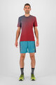 KARPOS Kurzarm Fahrrad-Shirt - LAVAREDO ULTRA - Rot/Blau