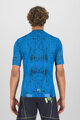 KARPOS Kurzarm Fahrradtrikot - VAL VIOLA - Blau/Grün