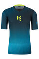 KARPOS Kurzarm Fahrradtrikot - VAL DI DENTRO - Blau/Schwarz