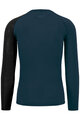 KARPOS Langarm Fahrrad-Shirt - DINAMICO MERINO 130 - Blau/Schwarz