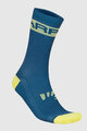 KARPOS Klassische Fahrradsocken - LOGO - Blau/Gelb