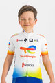 SPORTFUL Kurzarm Fahrradtrikot - TOTAL ENERGIES KIDS - Weiß/mehrfarbig