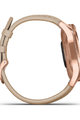 GARMIN Smartwatch - VIVOMOVE LUXE 18K ROSE GOLD - Rosa/Gold/Beige