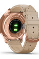 GARMIN Smartwatch - VIVOMOVE LUXE 18K ROSE GOLD - Rosa/Gold/Beige