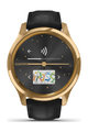 GARMIN Smartwatch - VIVOMOVE LUXE 24K GOLD - Schwarz/Gold