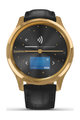 GARMIN Smartwatch - VIVOMOVE LUXE 24K GOLD - Schwarz/Gold
