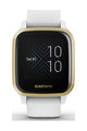 GARMIN Smartwatch - VENU SQ - Weiß/Gold