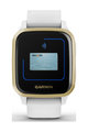 GARMIN Smartwatch - VENU SQ - Weiß/Gold
