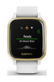 GARMIN Smartwatch - VENU SQ - Weiß/Gold