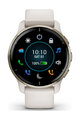 GARMIN Smartwatch - VENU 2 PLUS - Elfenbein/Gold