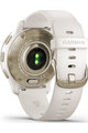 GARMIN Smartwatch - VENU 2 PLUS - Elfenbein/Gold