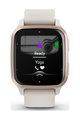 GARMIN Smartwatch - VENU SQ 2 MUSIC - Elfenbein