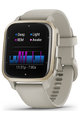 GARMIN Smartwatch - VENU SQ 2 MUSIC - Grau/Gold