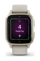 GARMIN Smartwatch - VENU SQ 2 MUSIC - Grau/Gold