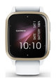 GARMIN Smartwatch - VENU SQ 2 MUSIC - Gold/Weiß