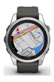 GARMIN Smartwatch - FENIX 7S PRO SOLAR - Anthrazit/Silber