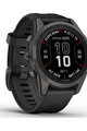 GARMIN Smartwatch - FENIX 7S PRO SAPPHIRE SOLAR - Schwarz