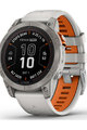 GARMIN Smartwatch - FENIX 7 PRO SAPPHIRE SOLAR - Grau/Orange