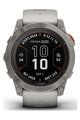 GARMIN Smartwatch - FENIX 7X PRO SAPPHIRE SOLAR - Grau/Orange