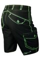 HAVEN Fahrradshorts ohne Träger - COMPETITOR - Schwarz/Grün