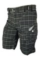 HAVEN Fahrradshorts ohne Träger - CUBES II - Schwarz/Grau