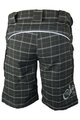 HAVEN Fahrradshorts ohne Träger - CUBES II - Schwarz/Grau