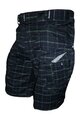 HAVEN Fahrradshorts ohne Träger - CUBES II - Schwarz/Grün