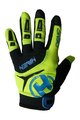 HAVEN Langfinger-Fahrradhandschuhe - DEMO LONG - Grün/Blau