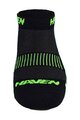 HAVEN Knöchelhohe Fahrradsocken - SNAKE SILVER NEO 2PAK - Schwarz/Grün