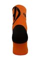 HAVEN Klassische Fahrradsocken - LITE SILVER NEO 2PAK - Orange/Schwarz