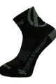 HAVEN Klassische Fahrradsocken - LITE SILVER NEO 2PAK - Schwarz/Grau
