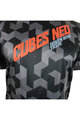 HAVEN Kurzarm Fahrradtrikot - CUBES NEO SHORT - Schwarz/Rot