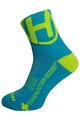 HAVEN Klassische Fahrradsocken - LITE SILVER NEO 2PAK - Blau/Gelb