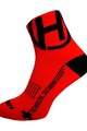 HAVEN Klassische Fahrradsocken - LITE SILVER NEO 2PAK - Rot/Schwarz