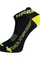 HAVEN Knöchelhohe Fahrradsocken - SNAKE SILVER NEO 2PAK - Schwarz/Gelb
